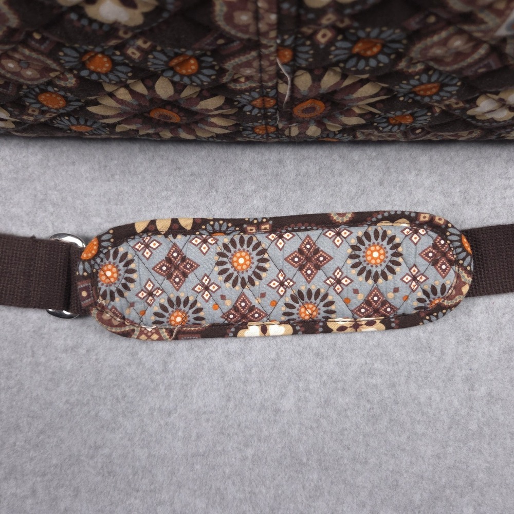 Vera Bradley Canyon Quilted Boho Brown Weekender Traveler Overnight Bag Tote - Picture 6 of 16